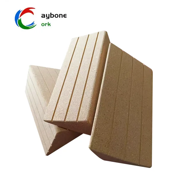 Nagy sűrűségű parafa háromszög jógablokk